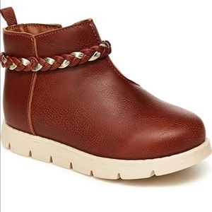 NWT OshKosh Brown Boots Size 6 Toddler
